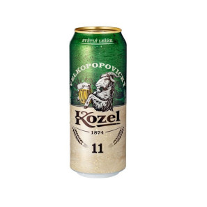 Kozel Ležák světlý 11° plech