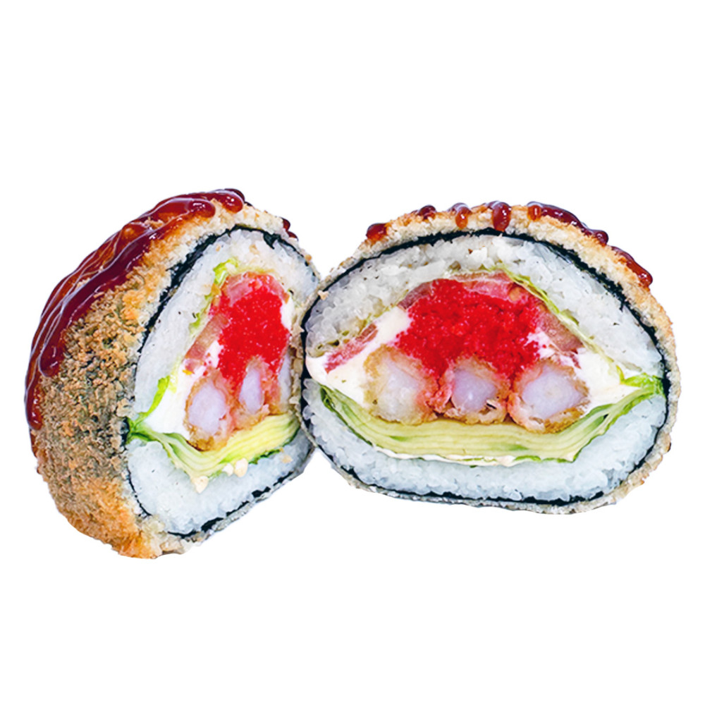 Sushi Burger s Krevetami Tempura