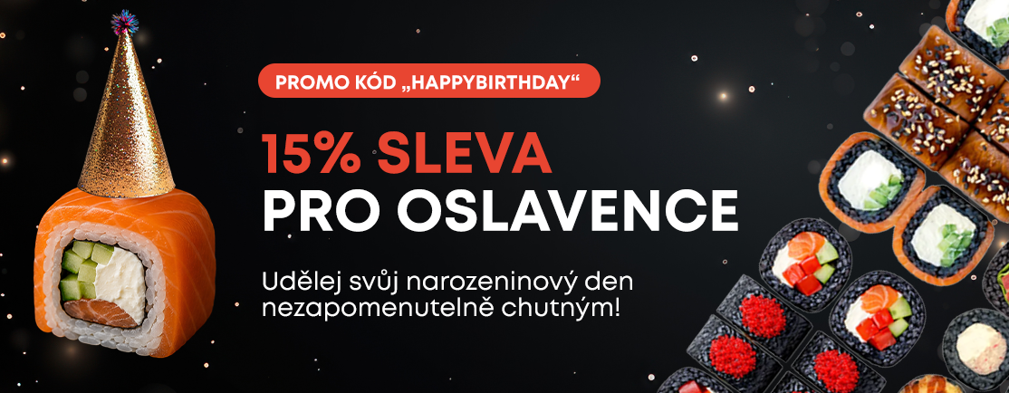 Sleva 15% na narozeniny